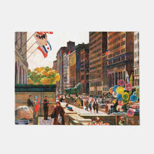 Michigan Avenue, Chicago by John Falter Doormat