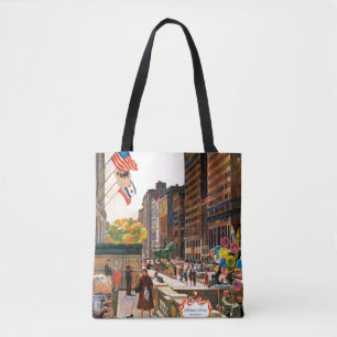 Michigan Avenue, Chicago by John Falter Tote Bag