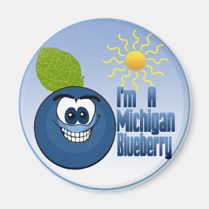 Michigan Blueberry Magnet