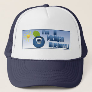 Michigan Blueberry Trucker Hat