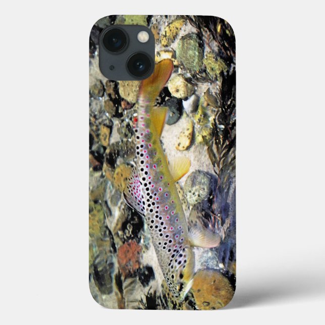 Michigan Brown Trout Case-Mate iPhone Case (Back)