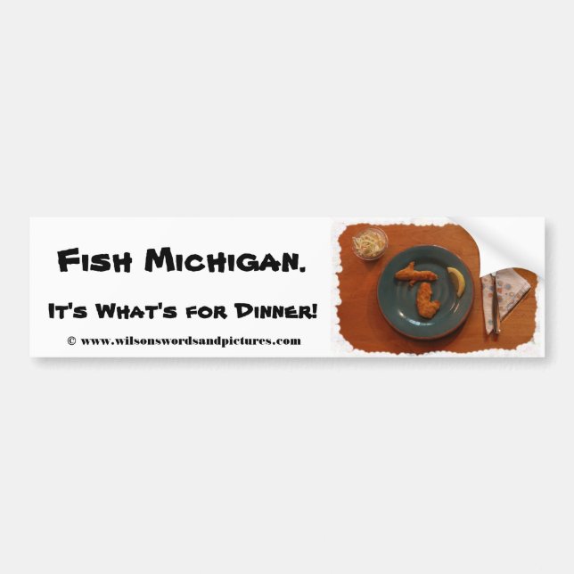 Michigan Bumper Sticker (Front)