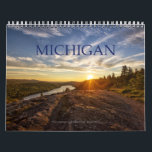 MICHIGAN Calendar<br><div class="desc">This 12-month calendar features beautiful images from the Great Lakes State. Makes a great gift for family,  friends,  coworkers or even yourself!</div>