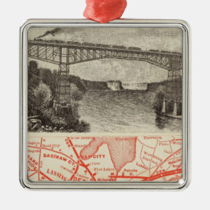 Michigan Central Railroad Metal Ornament