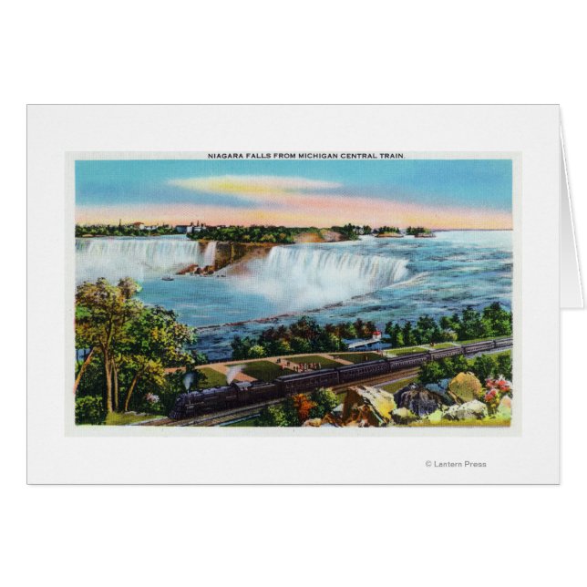 Michigan Central Train View of Niagara Falls (Front Horizontal)