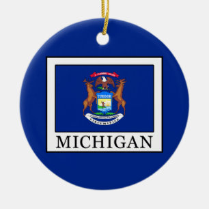 Michigan Ceramic Tree Decoration