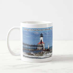 Michigan City East Pierhead &Breakwater Lights mug