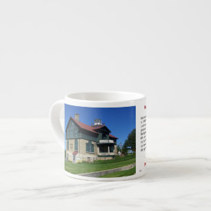 Michigan City Lighthouse espresso mug