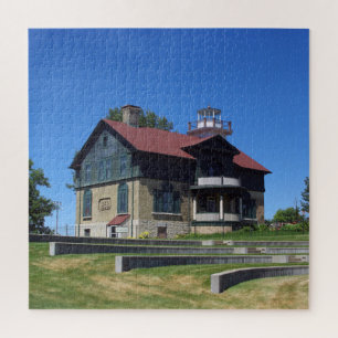 Michigan City Lighthouse Jigsaw Puzzle