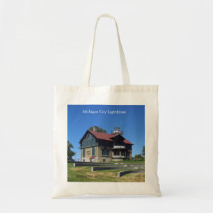 Michigan City Lighthouse tote bag