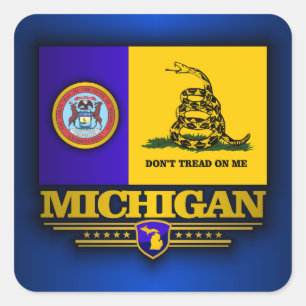 Michigan (DTOM) Square Sticker