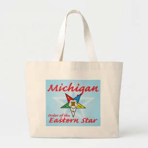 Michigan Eastern Star Large Tote Bag