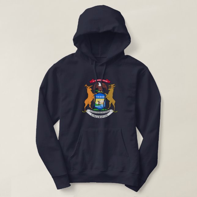 Michigan flag hoodie (Design Front)