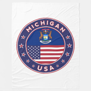 Michigan Fleece Blanket