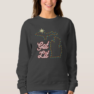 Michigan funny holiday sweatshirt