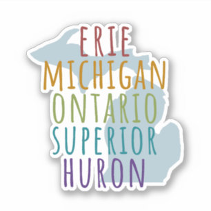 Michigan Great Lakes Pride Vinyl Sticker
