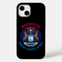 MICHIGAN GREAT LAKES STATE FLAG