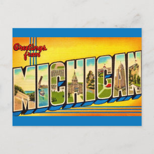 Michigan Greetings Postcard