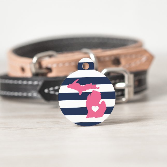 Michigan Heart Pet Tag (Creator Uploaded)