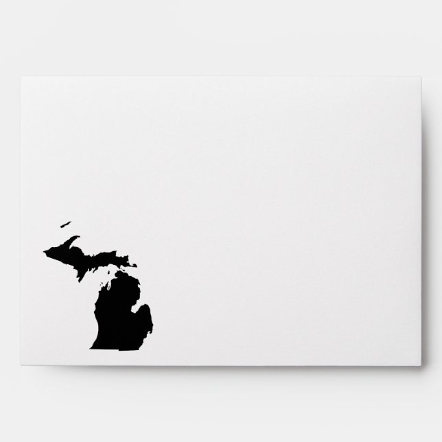 Michigan in Black and White Envelopes (Front)