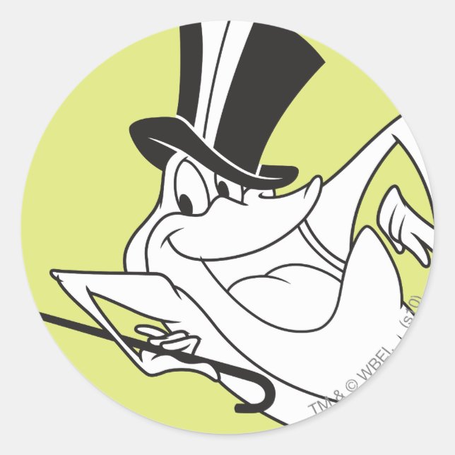 Michigan J. Frog Dancing Classic Round Sticker (Front)