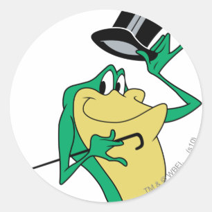 Michigan J. Frog in Colour Classic Round Sticker
