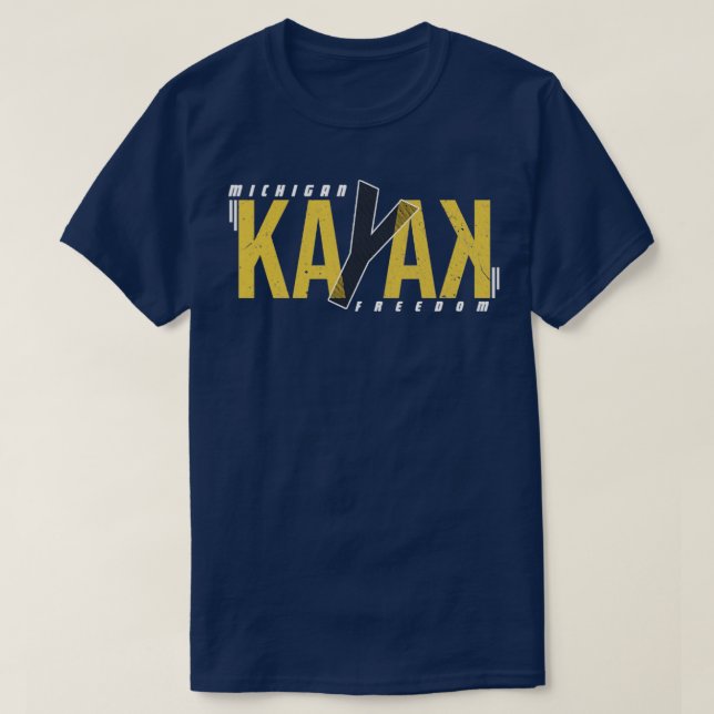 michigan kayak  T-Shirt (Design Front)
