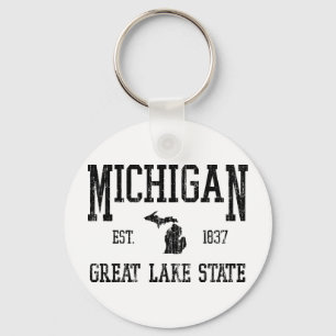 Michigan Key Ring