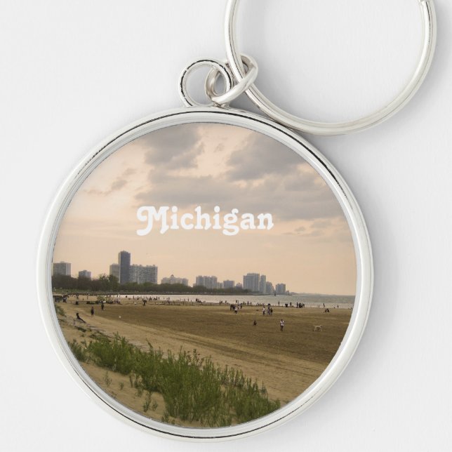 Michigan Landscape Key Ring (Front)