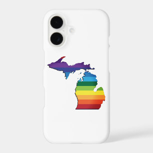 Michigan LGBT Rainbow Flag Gay Pride