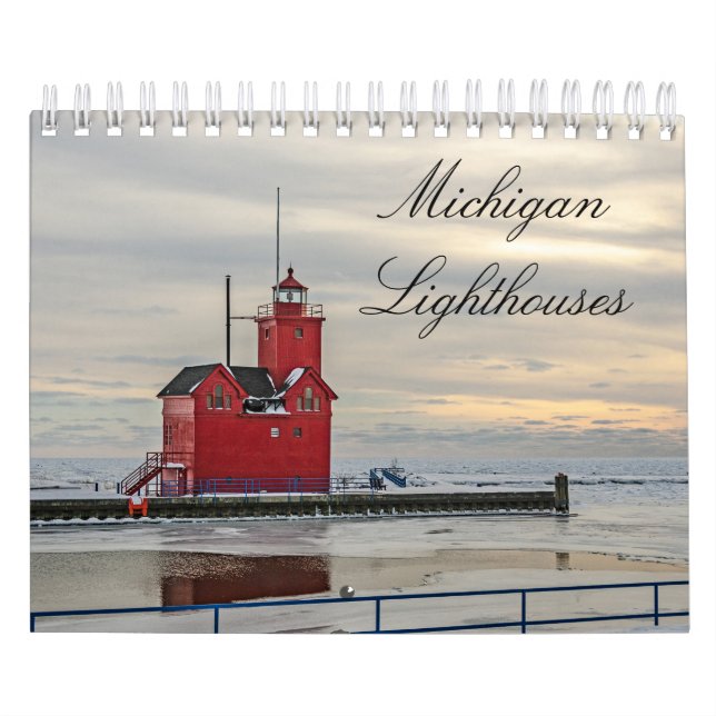 Michigan Lighthouses Calendar for 2020 (Cover)