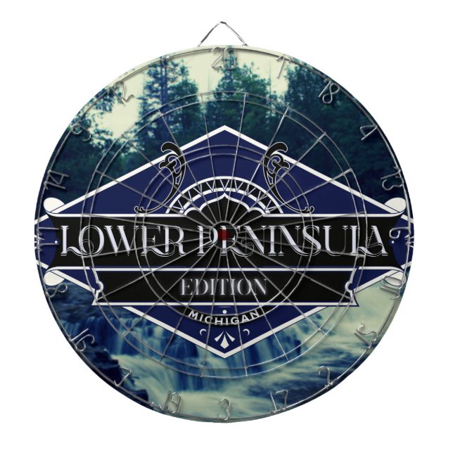 Michigan - Lower Peninsula    Dart Board (Front)