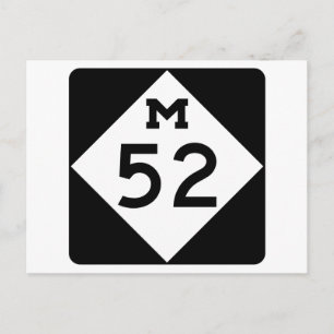 Michigan M-52 Postcard