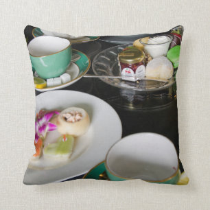 Michigan, Mackinac Island. Grand Hotel Cushion