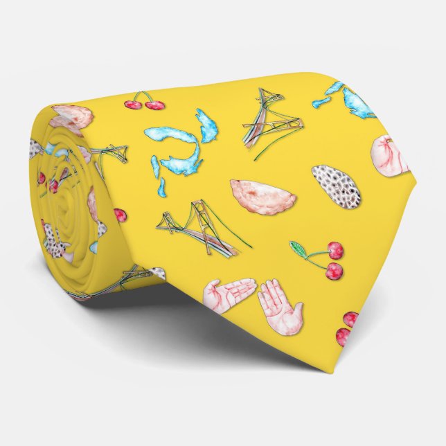 Michigan Maize Tie (Rolled)
