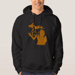Michigan Masons Grand Lodge F&am Freemason Father' Hoodie