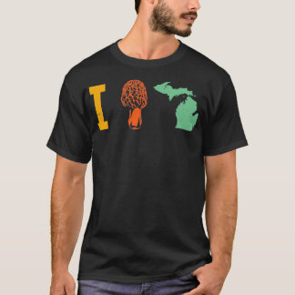 Michigan Morel Mushroom Shirt Morel Mushroom Hunti