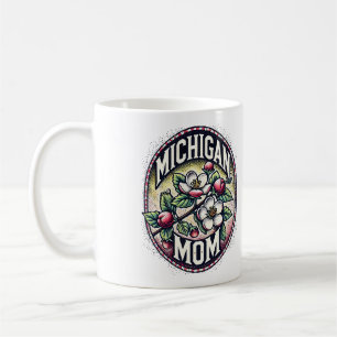 Michigan Mum Cherry Blossom Tree State Flower      Coffee Mug