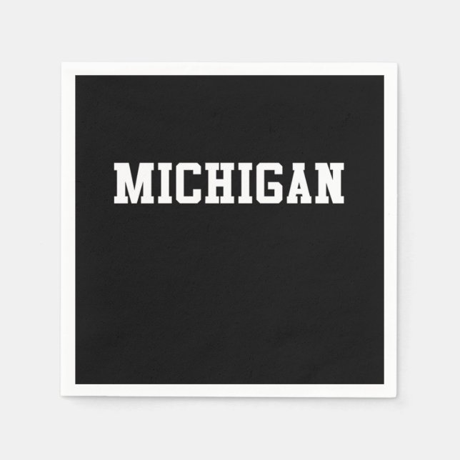 Michigan Napkin (Front)