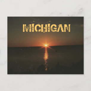 MICHIGAN NIGHT POSTCARD