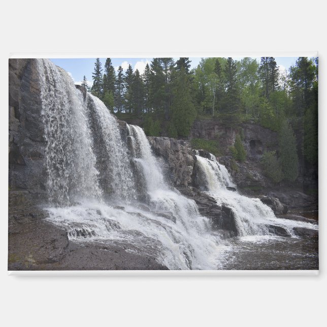 Michigan North Shore Waterfall Magnet (Front)