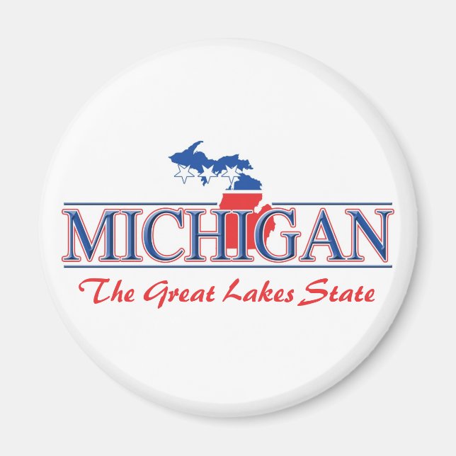 Michigan Patriotic Magnets (Front)
