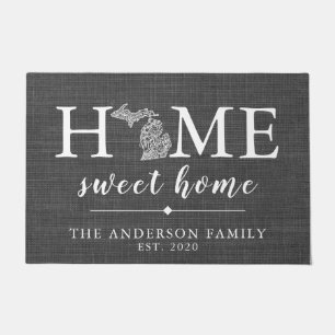 MICHIGAN Personalised State Doormat