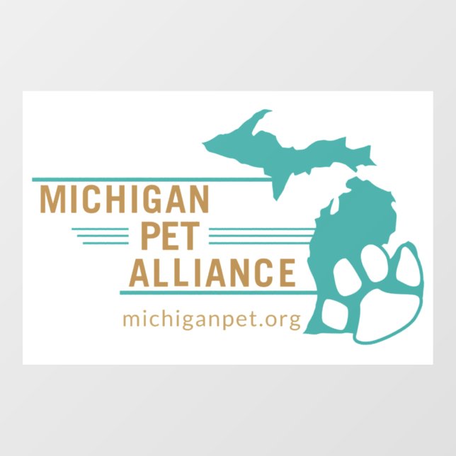 Michigan Pet Alliance Window Cling (Sheet)
