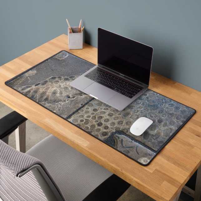 Michigan Petoskey Stone Design  Desk Mat (Office 2)