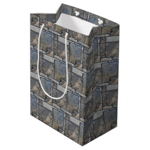 Michigan Petoskey Stone Design Medium Gift Bag