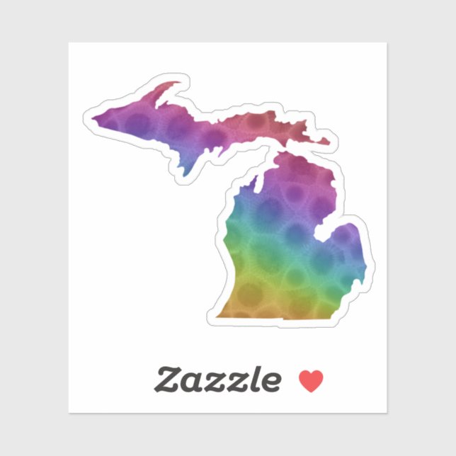 Michigan Petoskey stone | Great Lake state Sticker (Sheet)