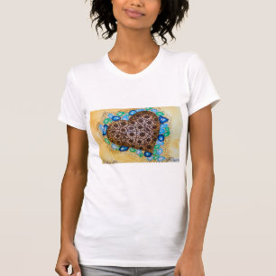 Michigan Petoskey Stone Ladies v neck  t-shirt