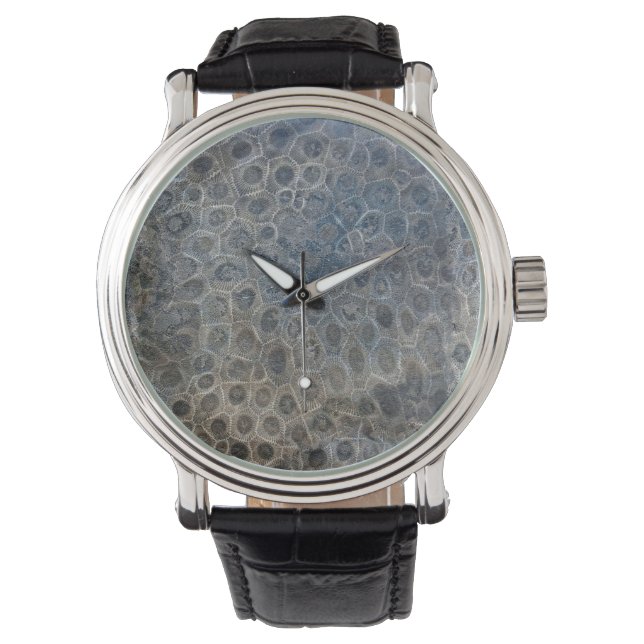 Michigan Petoskey Stone Pattern Watch (Front)