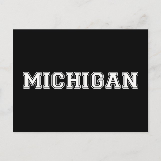 Michigan Postcard (Front)